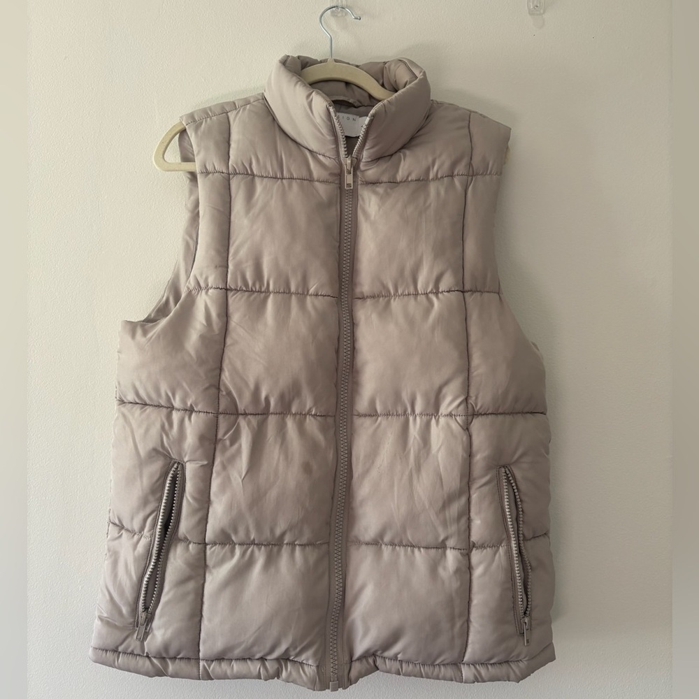ASOS Design Beige Puffer Jacket